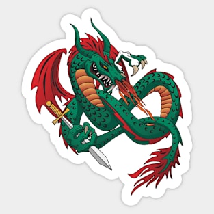 Dragon Sword Sticker